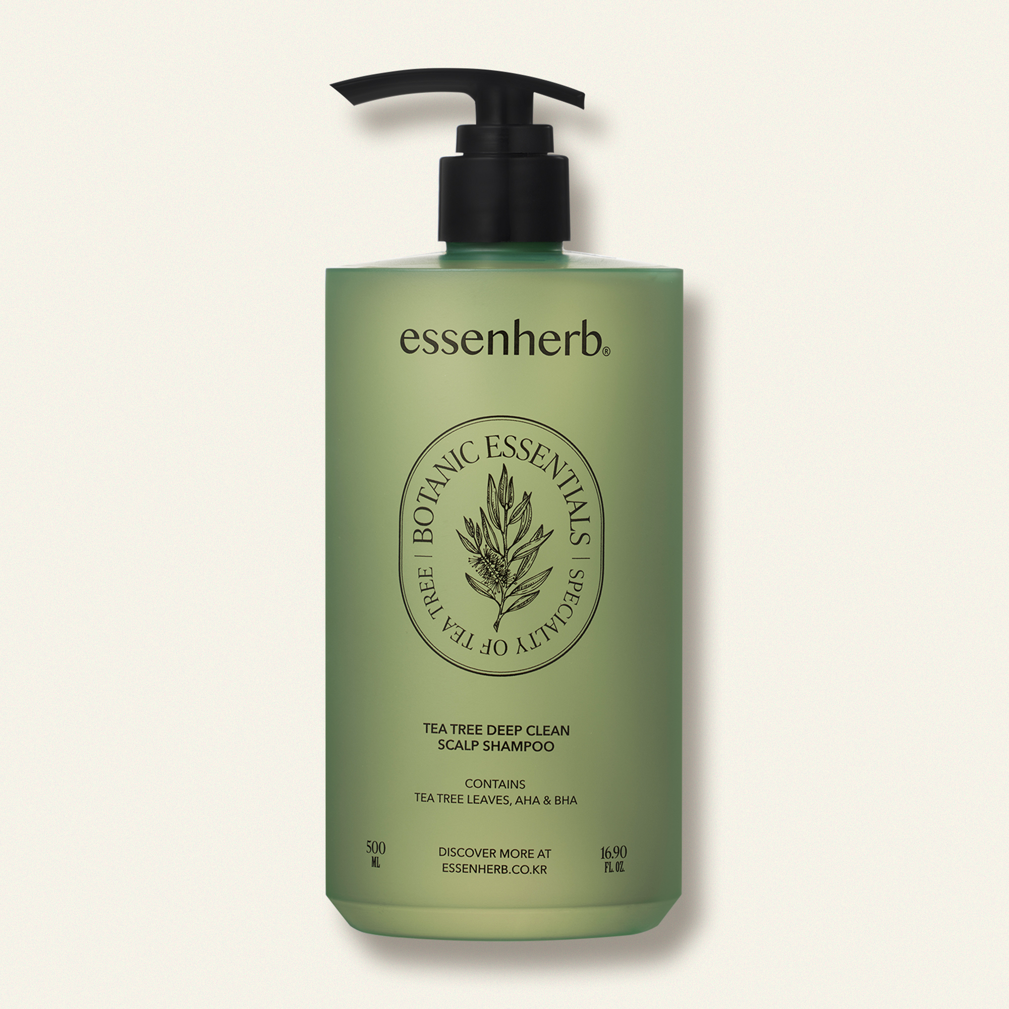 Essenherb tea tree deep clean scalp shampoo (500ml) - AMI Cosmetic