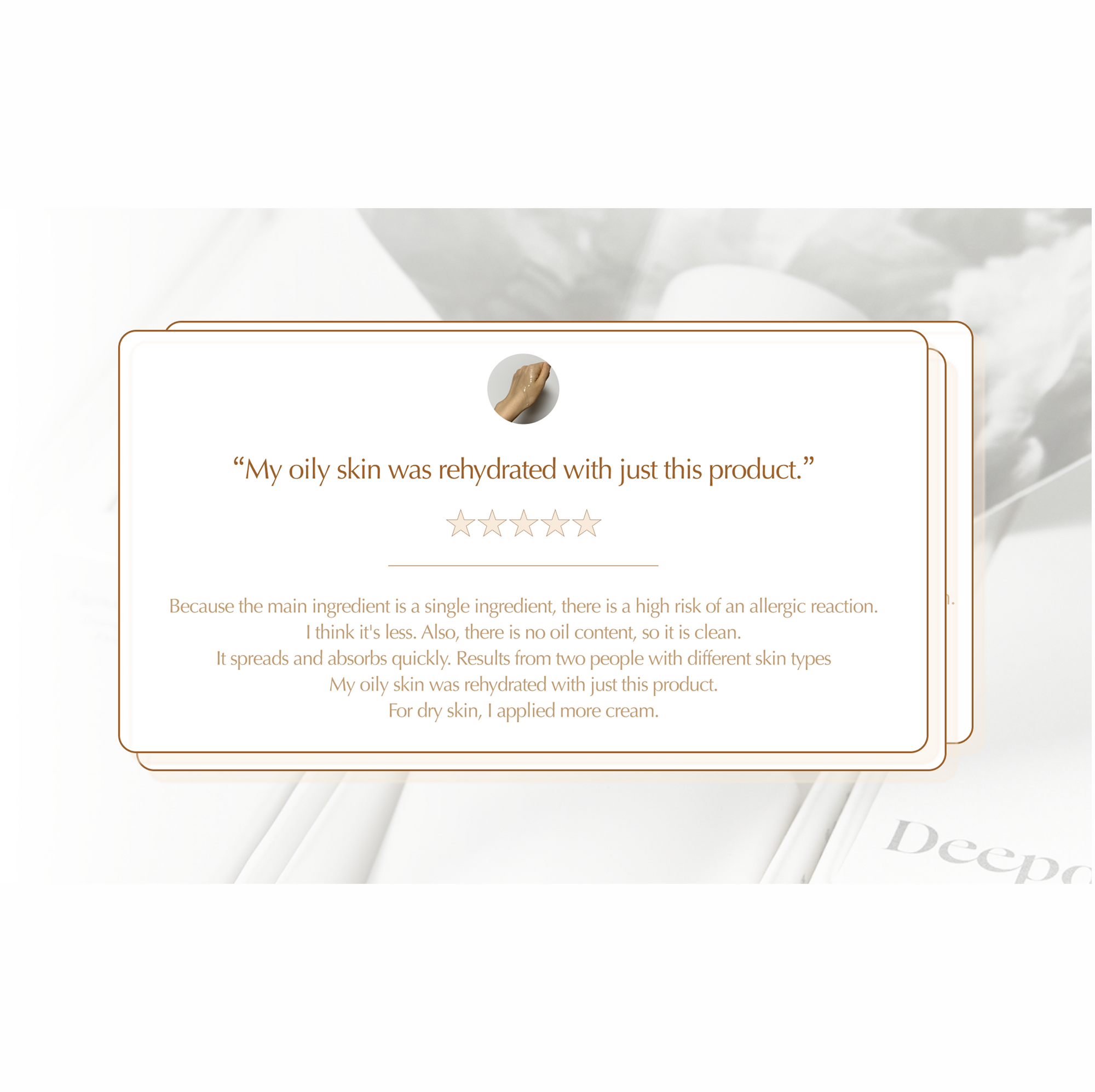 Deepondé Signature Origin 100 (50ml) [Vegan Serum] - AMI Cosmetic