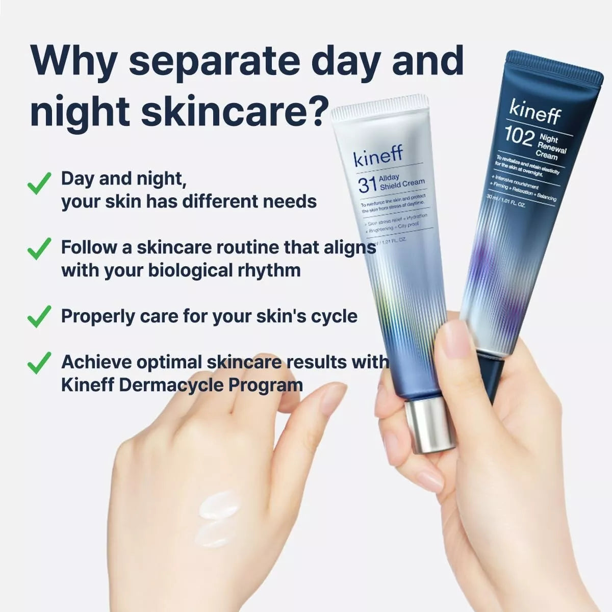 Kineff™ Dermacycle Program (All Day &amp; Night) (30ml x 2ea) - AMI Cosmetic
